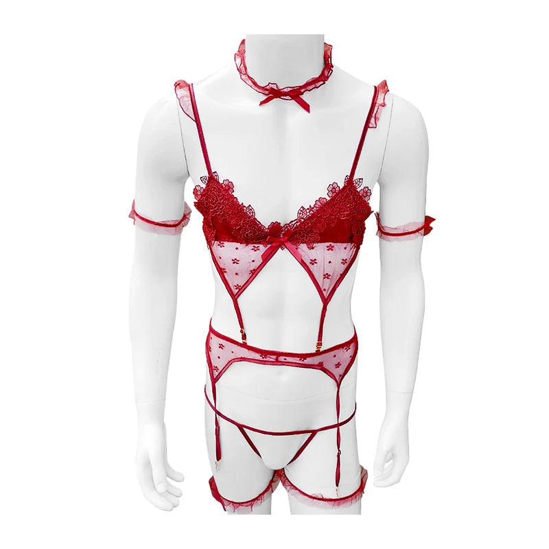 Men's Sexy Suspender Set