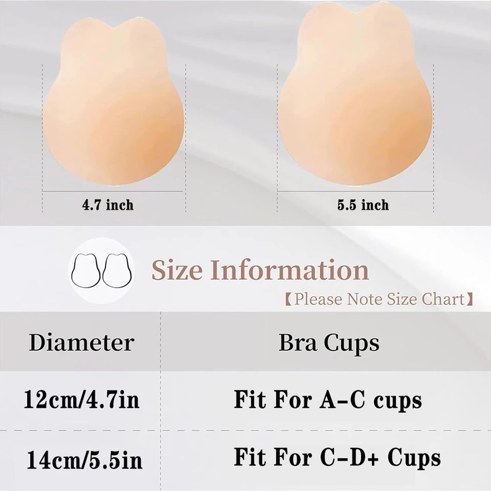 Reusable Bunny Silicone Nipple Pasty