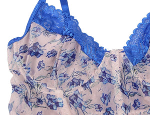 Plus Size Floral Lingerie Set