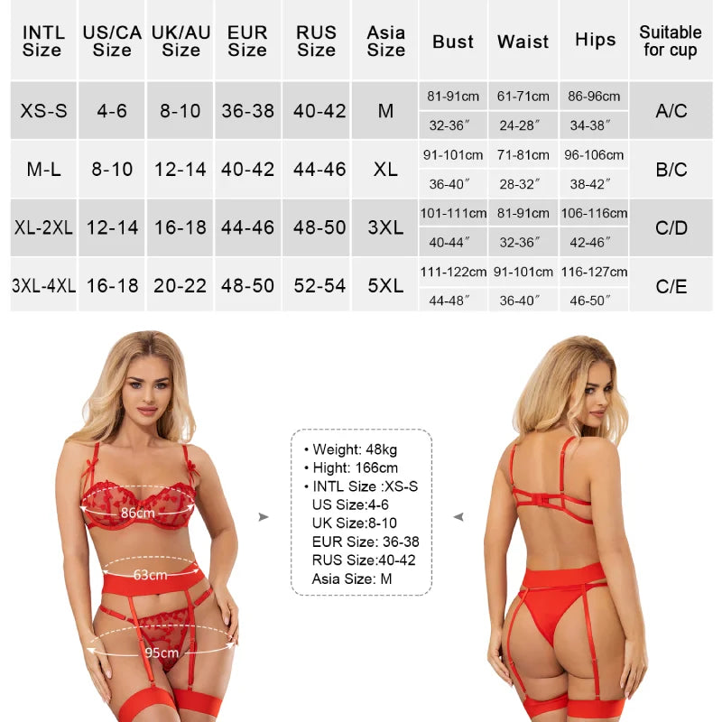 Plus Size Suspender 3-Piece Set